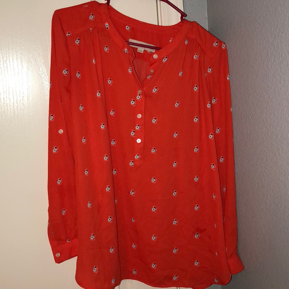 Cute loft long sleeve shirt